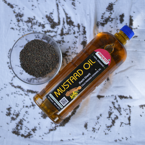 Dirghayu organics Mustard Oil front